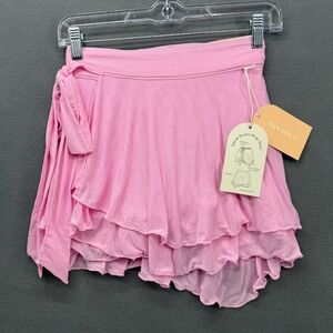 Blogilates Dance Studio Wrap Skort Nosegay Pink XS NWT Pockets